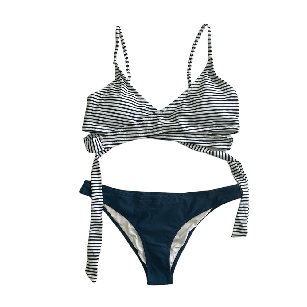 Cupshe Two-Piece Bikini Wrap Front Top NWT